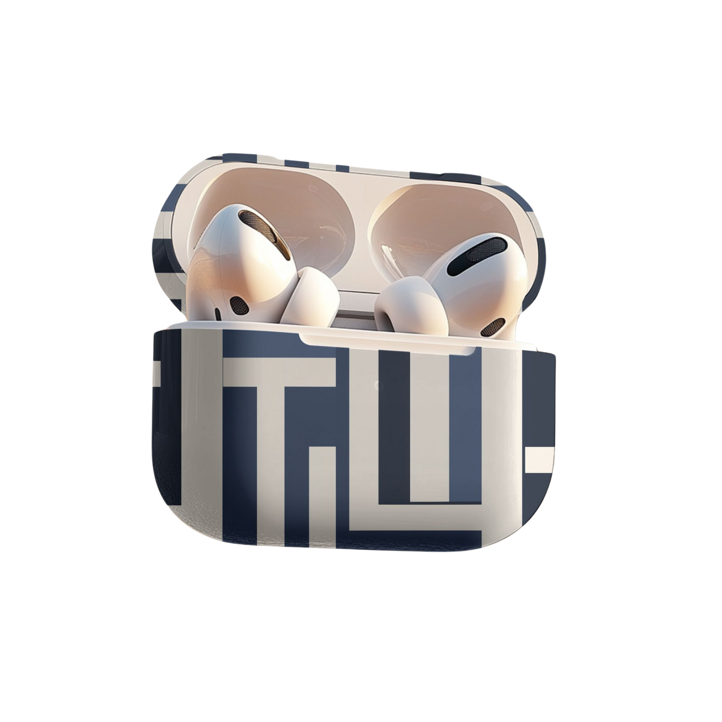 Geometric Groove Airpod Case