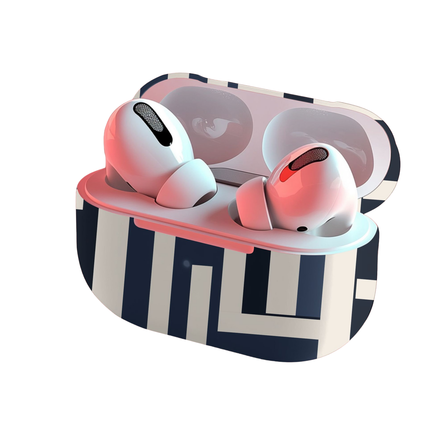 Geometric Groove Airpod Case