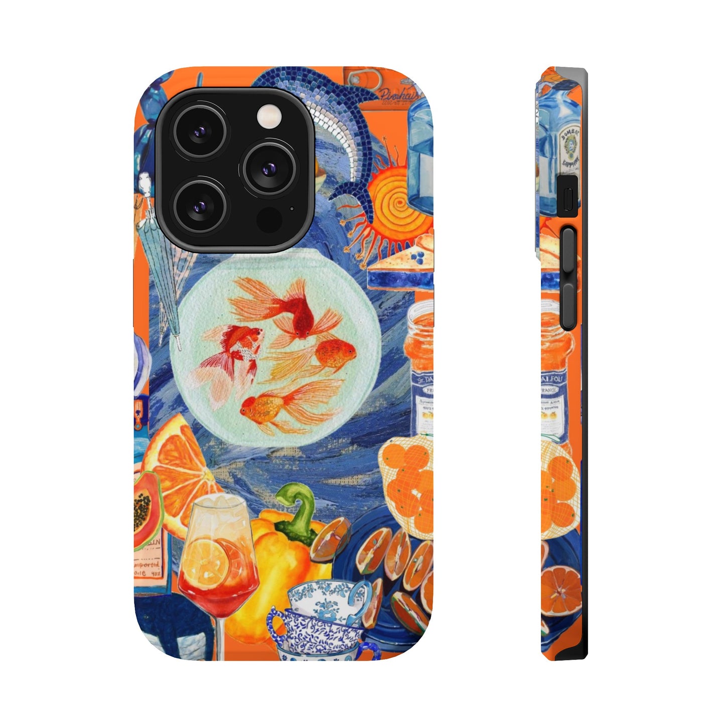 Undersea Citrus Splash MagSafe Phone Case