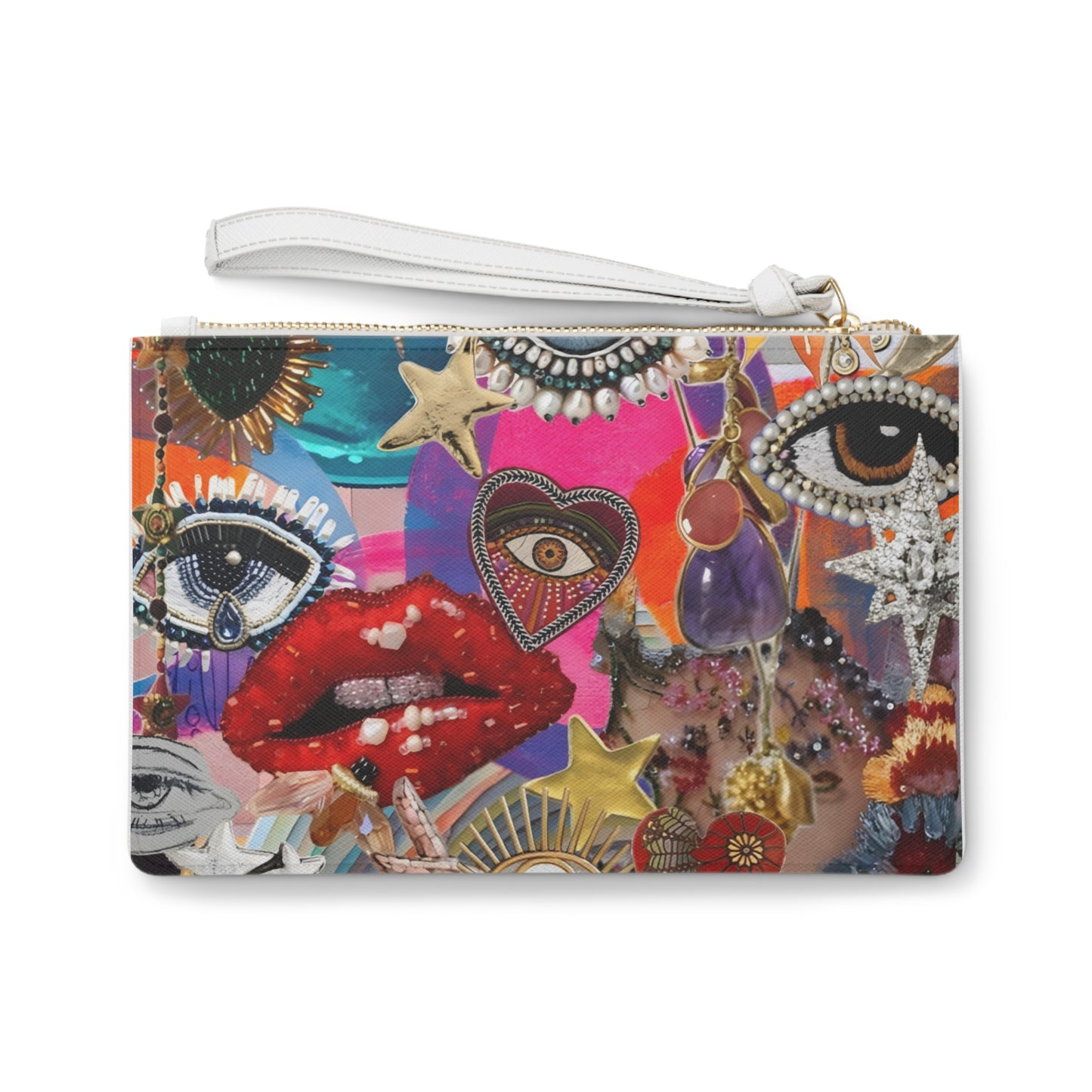 Mystical Mosaic Clutch Bag