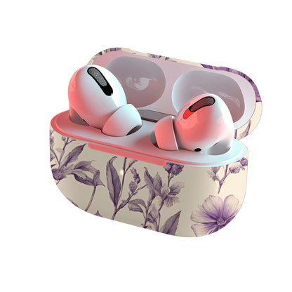 Purple Bloom Airpod Case