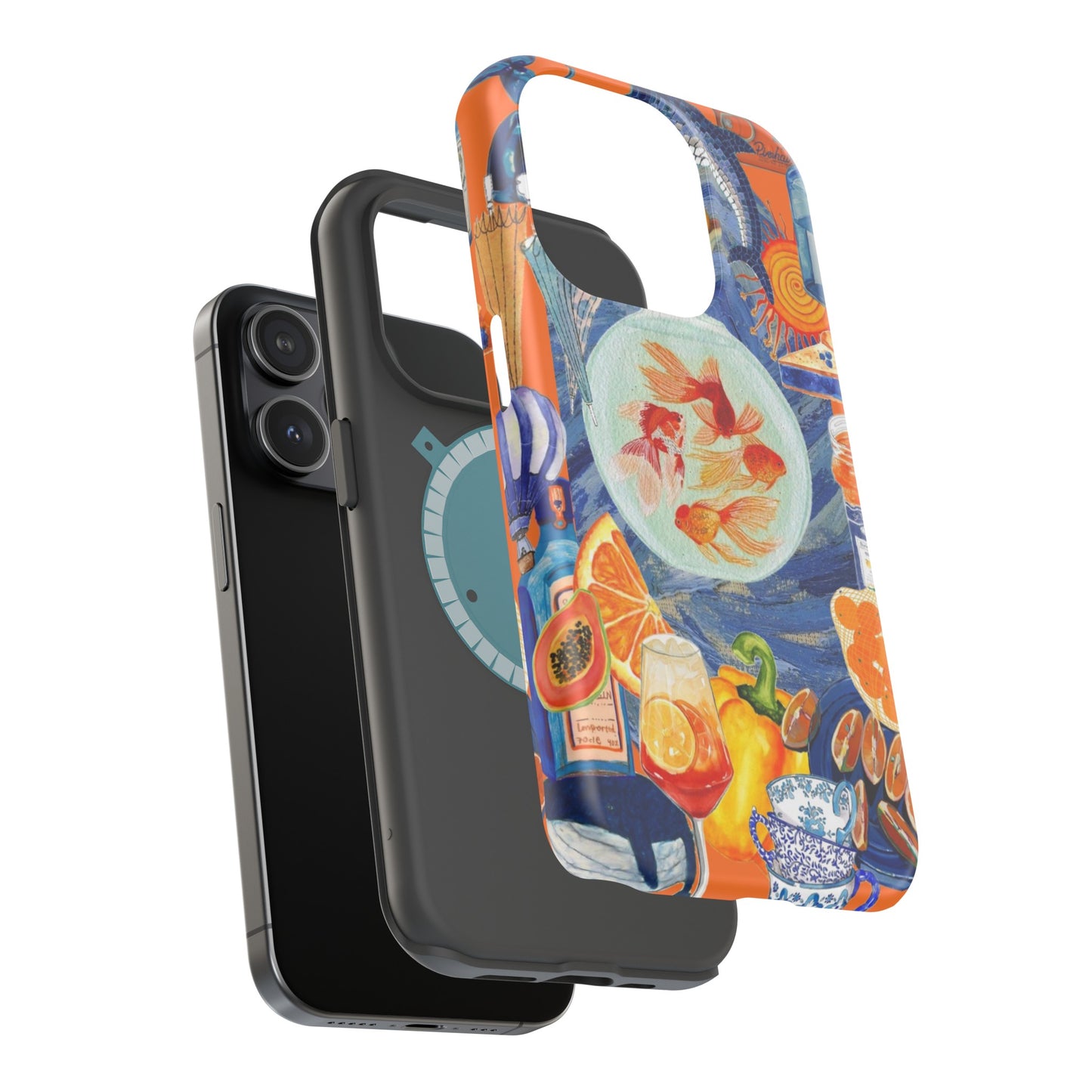 Undersea Citrus Splash MagSafe Phone Case