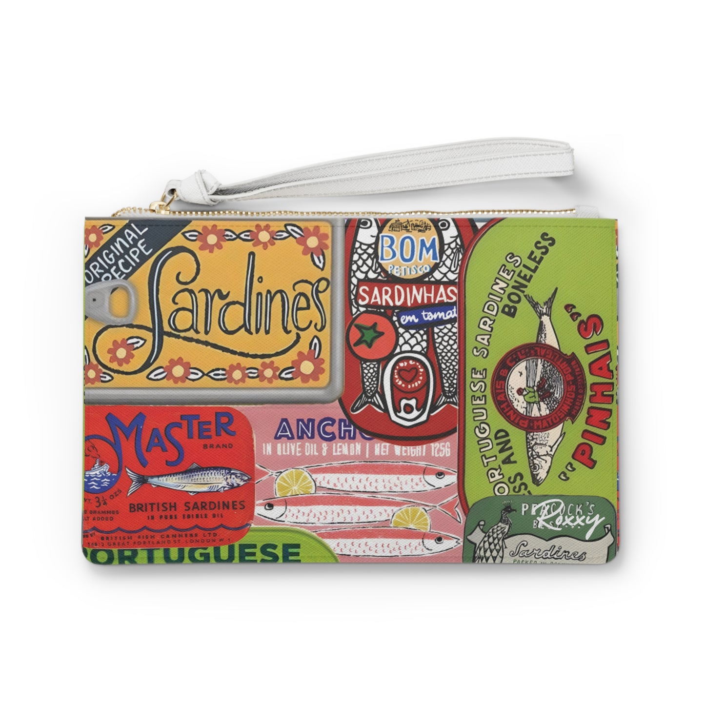 Feed Me Sardines Clutch Bag