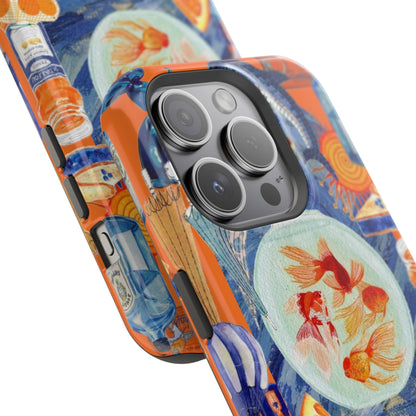 Undersea Citrus Splash MagSafe Phone Case