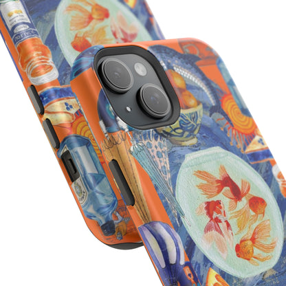 Undersea Citrus Splash MagSafe Phone Case